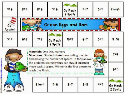 Classroom Freebies Too: Dr. Seuss Math Game
