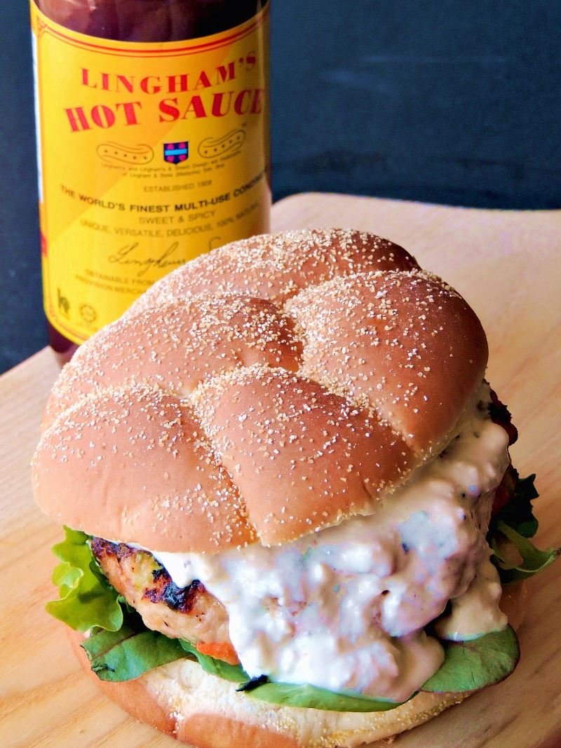 Buffalo Chicken Burgers Bobbi's Kozy Kitchen