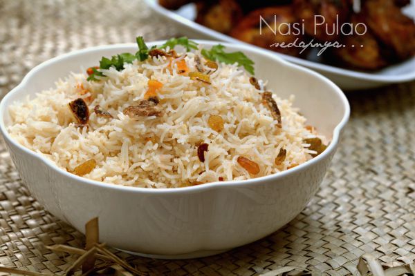 Nasi Pulao dan Ayam Goreng Jawa - masam manis
