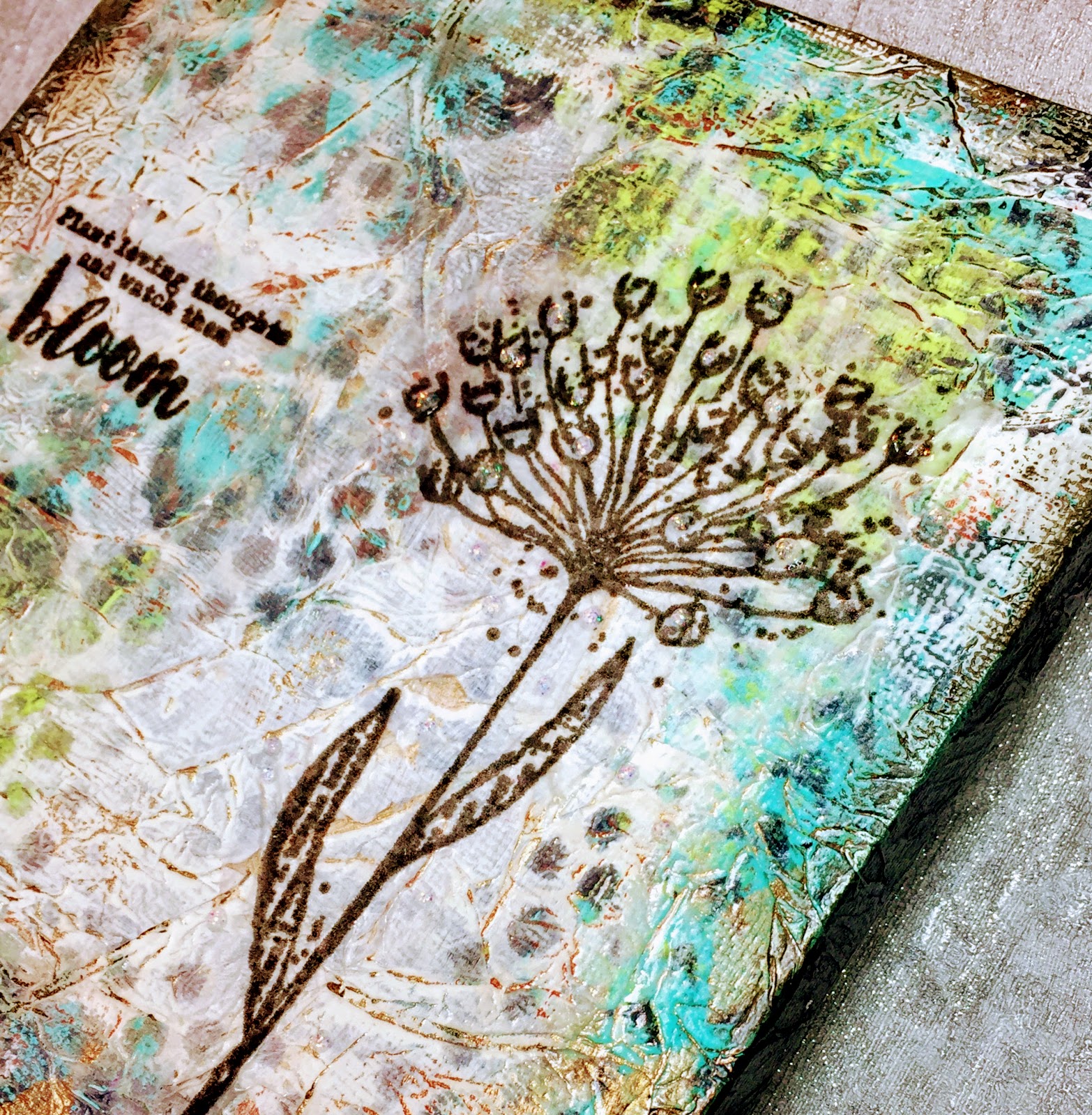 Topflight Stamps Bloom Canvas