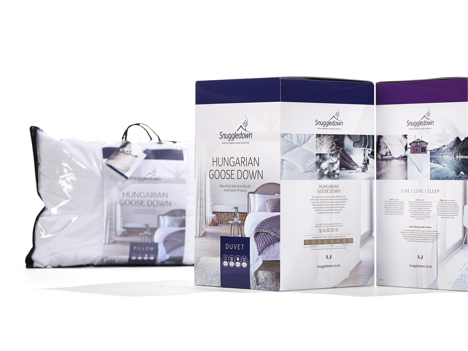 Snuggledown On Packaging Of The World Creative Package Design