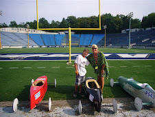 Avery & Mom at the Finish Line in Akron OH