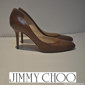 Crown Princess Mary Style JIMMY CHOO Gilbert Leather Pumps