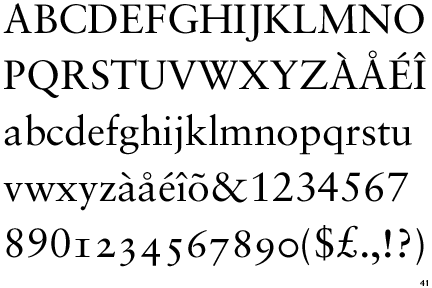 sabon typeface