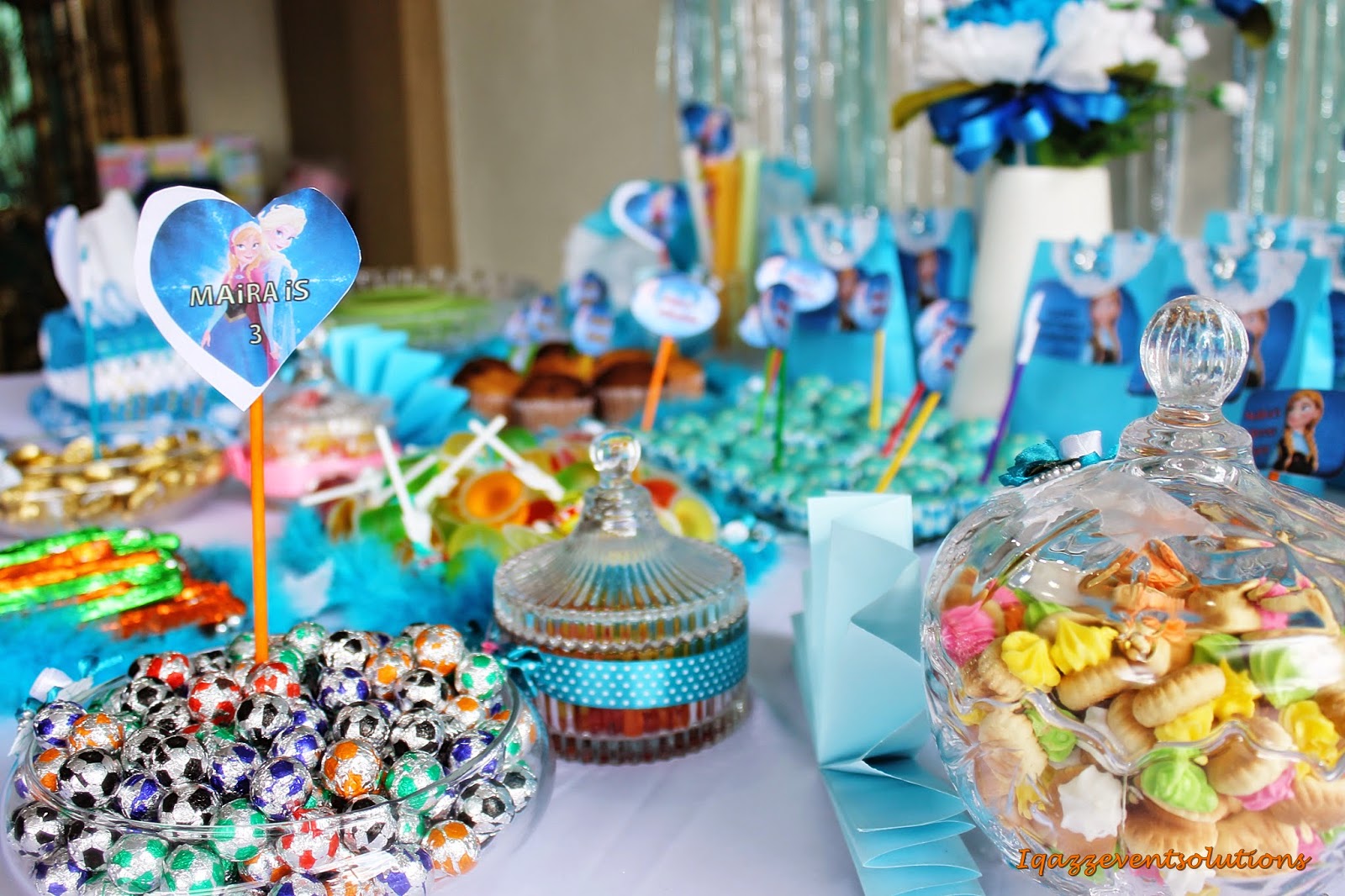 Iqazz Event Solutions: Candy Buffet Birthday Frozen - Maira's Birthday
