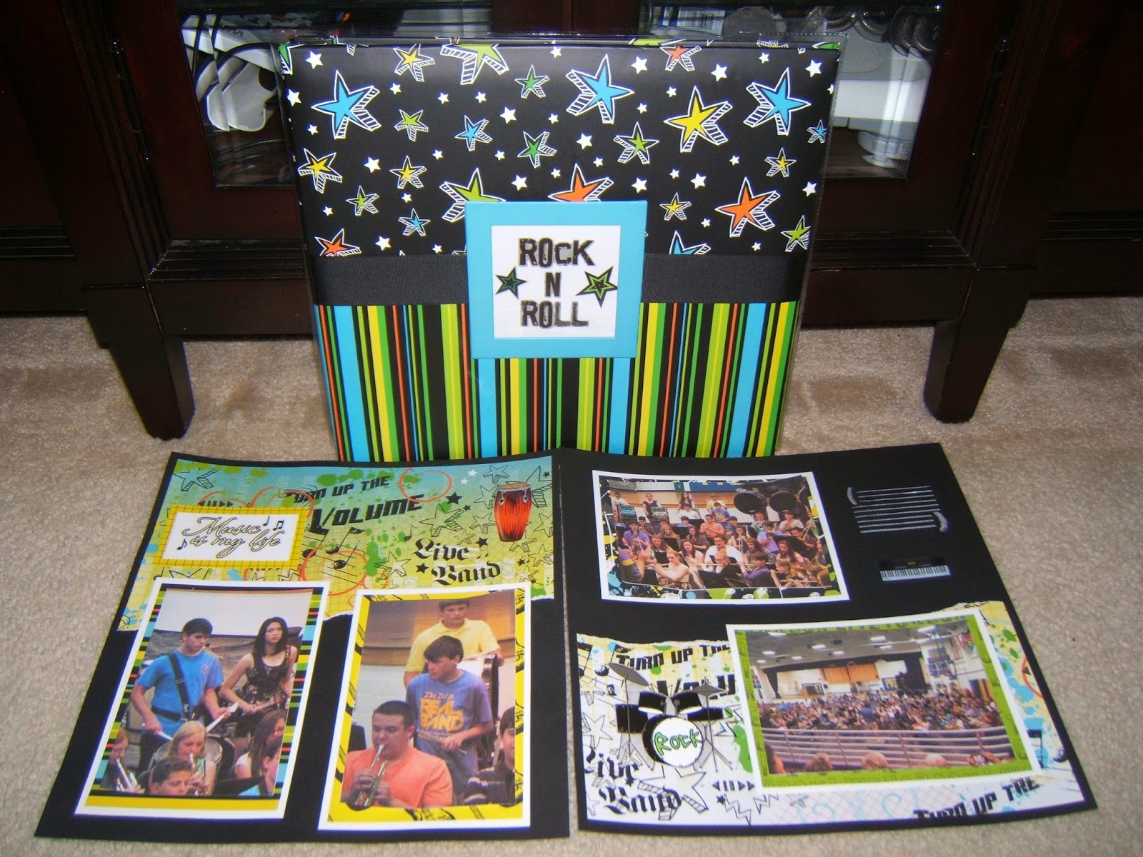 Made Just For You Scrapbooks: Rock and Roll Scrapbook Album