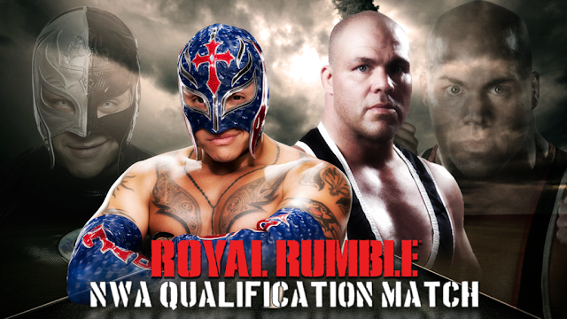 Rey Mysterio and Kurt Angle Rey Mysterio Vs Kurt Angle WWE Royal Rumble