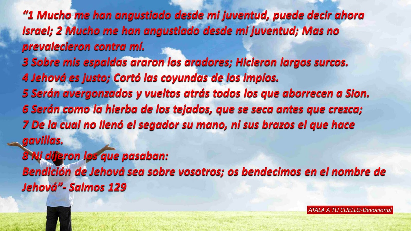 ATALA A TU CUELLO Devocional Salmos 129 ATALA A TU CUELLO Devocional Salmos 129