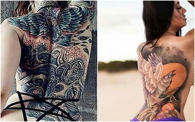 53 Foto Gambar Tato Keren Dipunggung #Tattoo 3D Salib, Tribal Dan Henna Ditubuh Wanita ini 53 Foto Gambar Tato Keren Dipunggung #Tattoo 3D Salib, Tribal Dan Henna Ditubuh Wanita ini