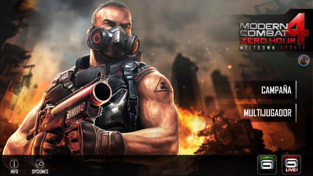 Modern Combat 4: Zero Hour Android 1.2.2e Full Español Modern Combat 4: Zero Hour Android 1.2.2e Full Español