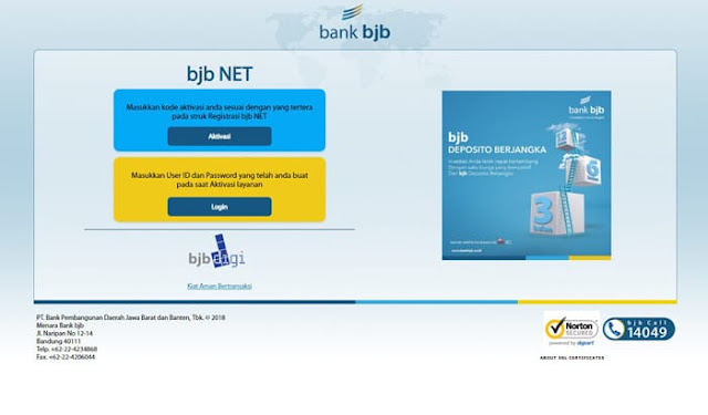 m banking internet banking bank bjb