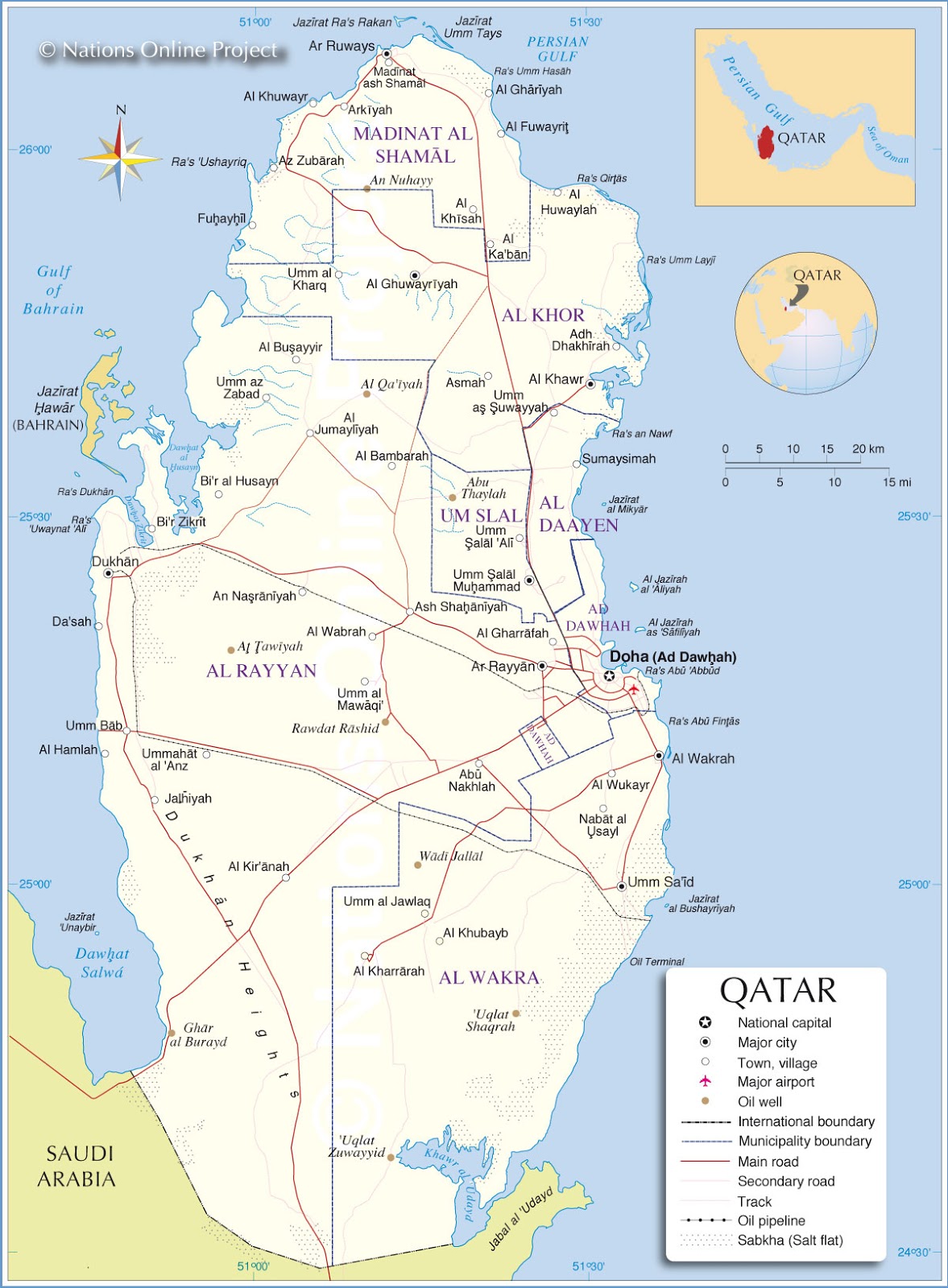 Qatar Rios Mappa