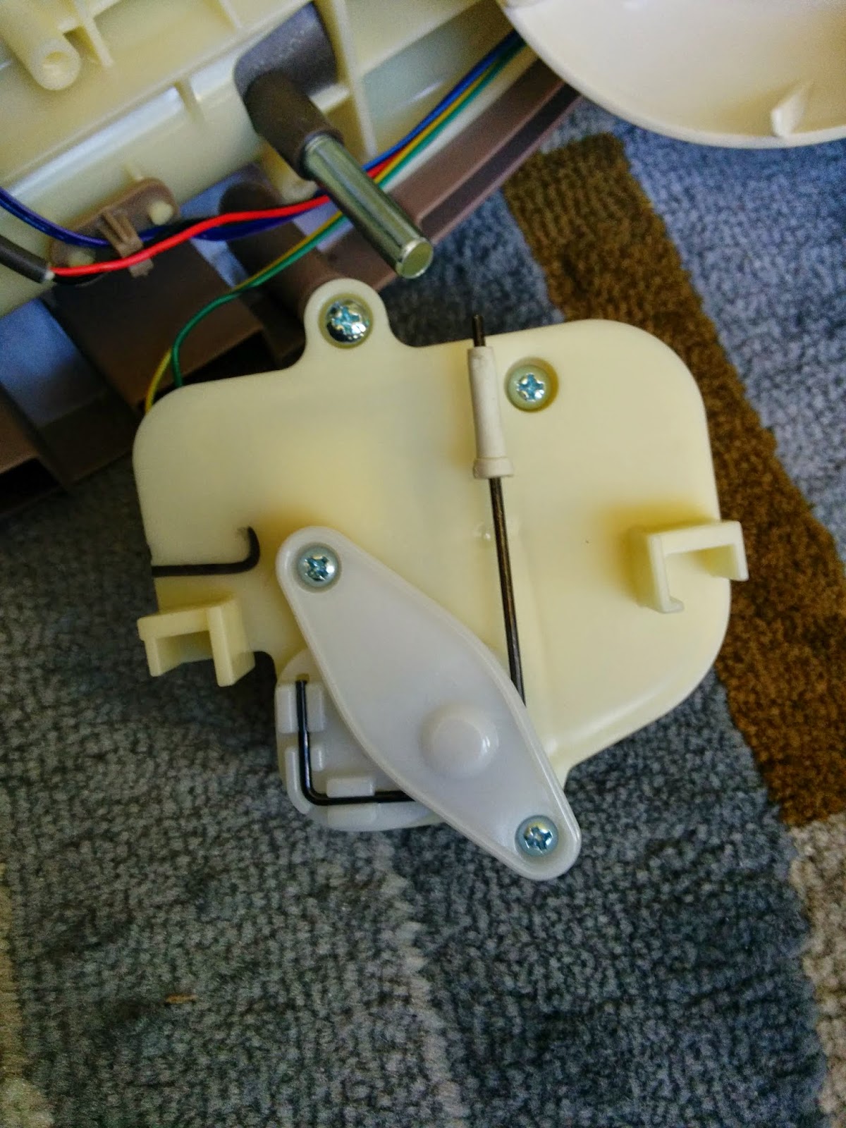 Mike is Bored: Fisher price snugabunny cradel swing DIY repair