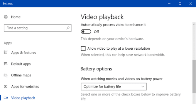 Way to Automatically Process Video for Enhancement in Windows 10