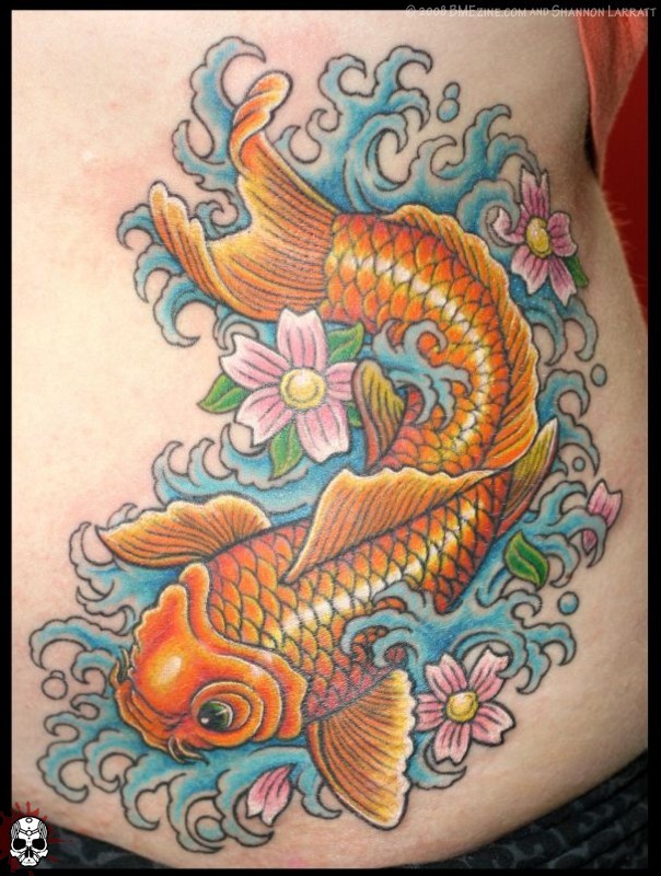 fish tattoo. 2011 coy fish tattoo designs.