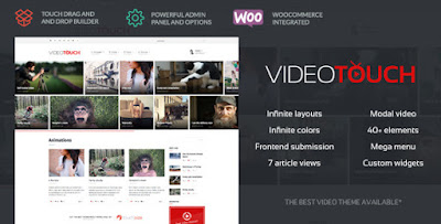 Download VideoTouch v1.4 Video WordPress Theme