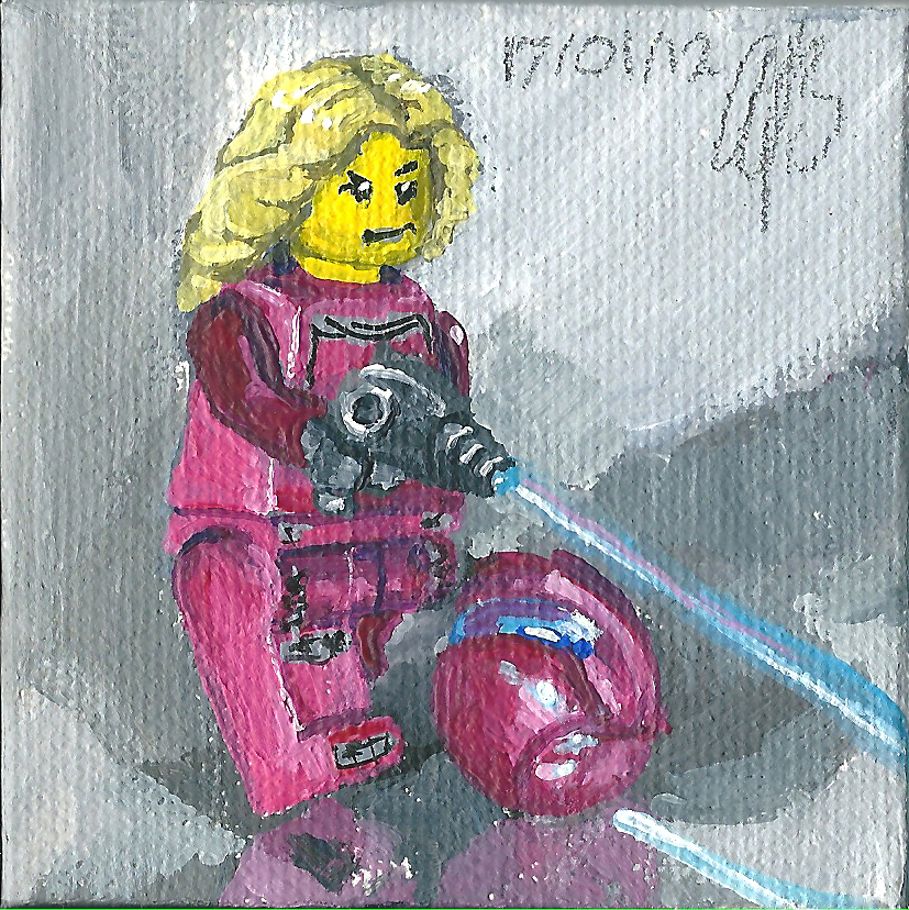 lego pink space girl