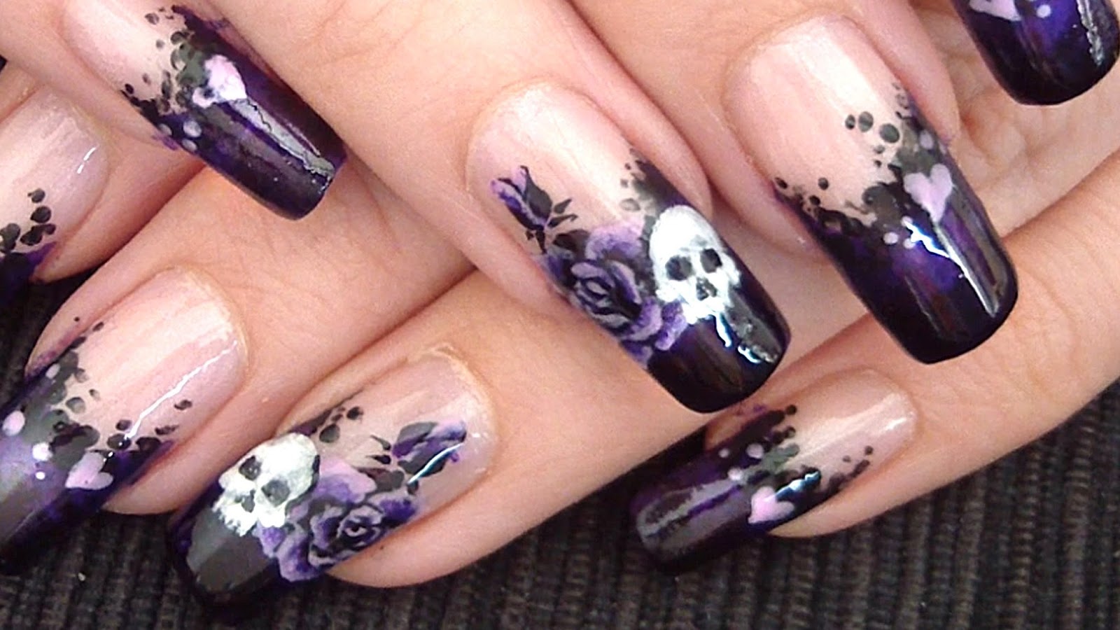 Gothic Nail Art Designs - Art 19