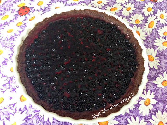 crostata di more al cioccolato