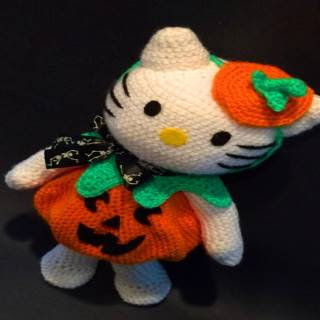 PATRON GRATIS HELLO KITTY CALABAZA AMIGURUMI 30913