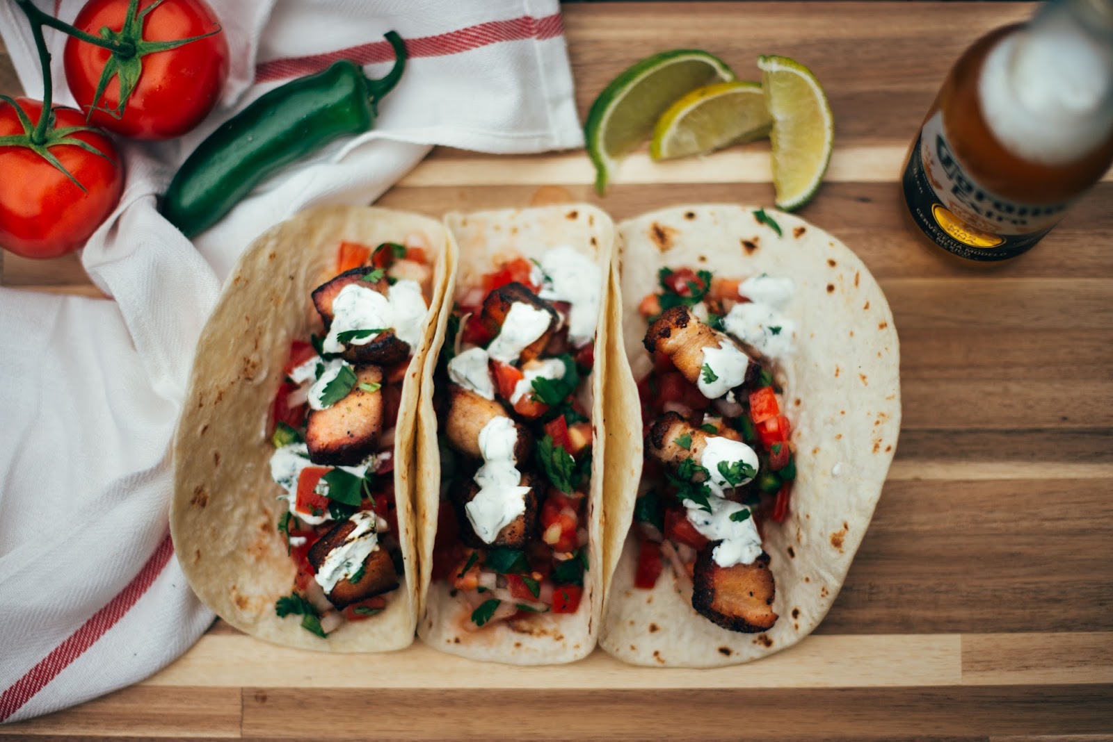 RobCooks Smoked Pork Belly Tacos