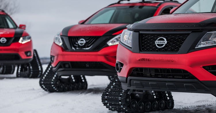 Nissan Pathfinder, Murano And Rogue Get Extreme Snow ... Nissan Pathfinder, Murano And Rogue Get Extreme Snow ...