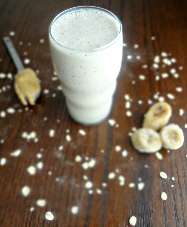 Nut Butter Banana Oat Smoothie