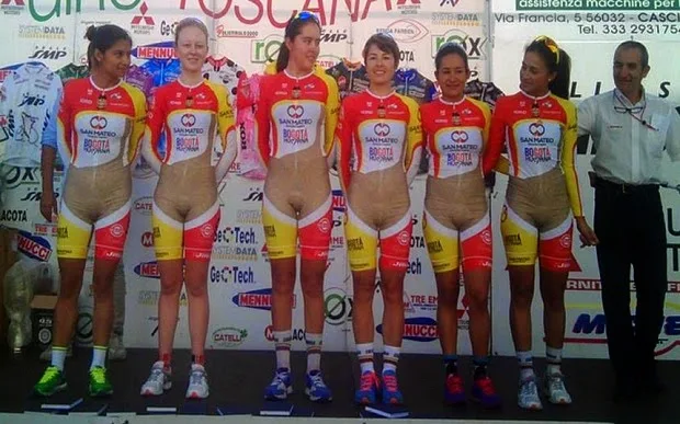 Uniform, Colombia, Women cycle team,