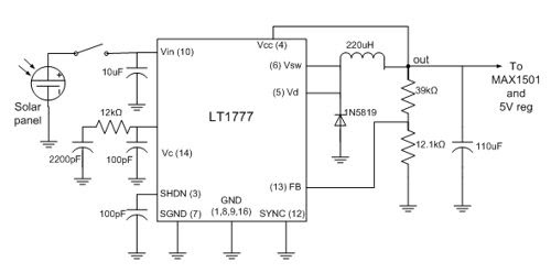 world technical: Solar Powered Battery Charger