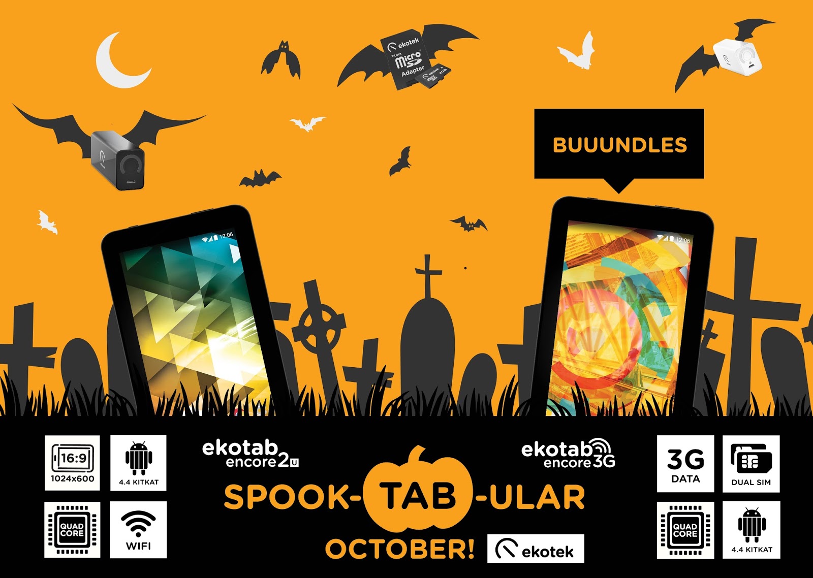 Ekotek's SpookTABular October Promo!