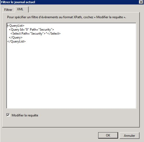 Mémo d'un IT Journal de sécurité // Rechercher un évènement