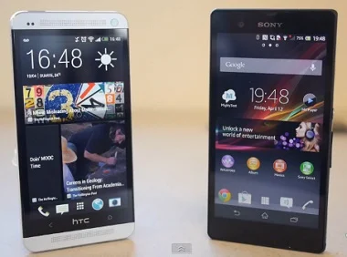 HTC ONE VS. XPERIA Z