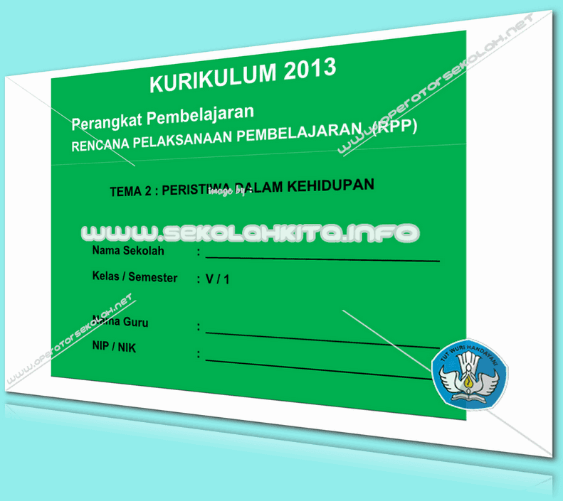 RPP Kurikulum 2013 SD KELAS 5 SEMESTER 1 Tema Peristiwa Dalam Kehidupan Lengkap Per Subtema Revisi 2016