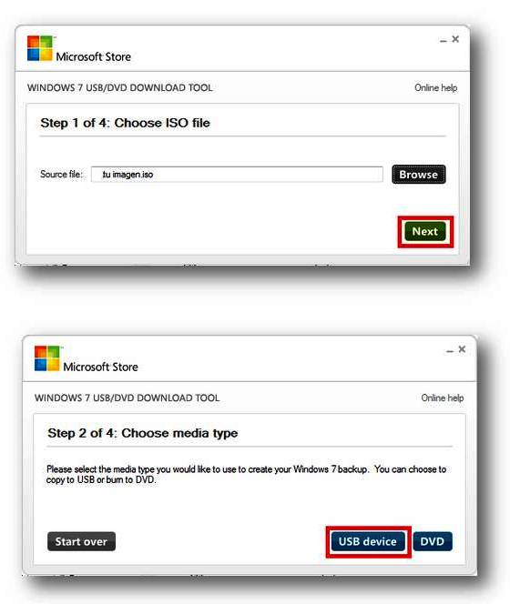 Step 1 Of 4 Choose Iso File