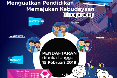 Ayo Ikuti Lombaan Artikel dan Karya Jurnalistik serta Foto Pendidikan dan Kebudayaan Tahun Lomba Artikel dan Karya Jurnalis Serta Foto Pendidikan dan Kebudayaan Tahun 2019
