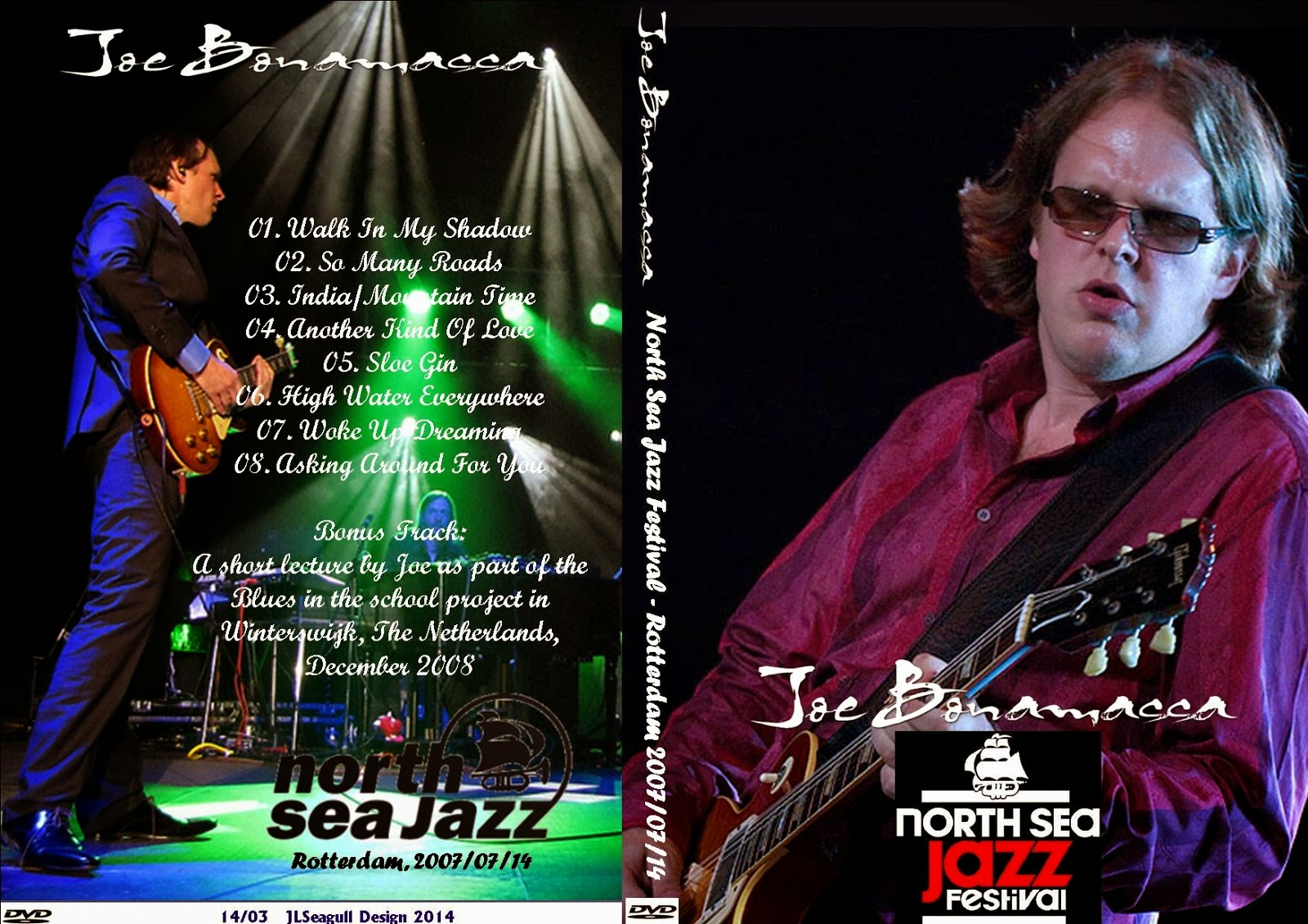 BANCA DO ROCK Rock Concert DVD 3517 DVD JOE BONAMASSA 2007 BOOTLEG