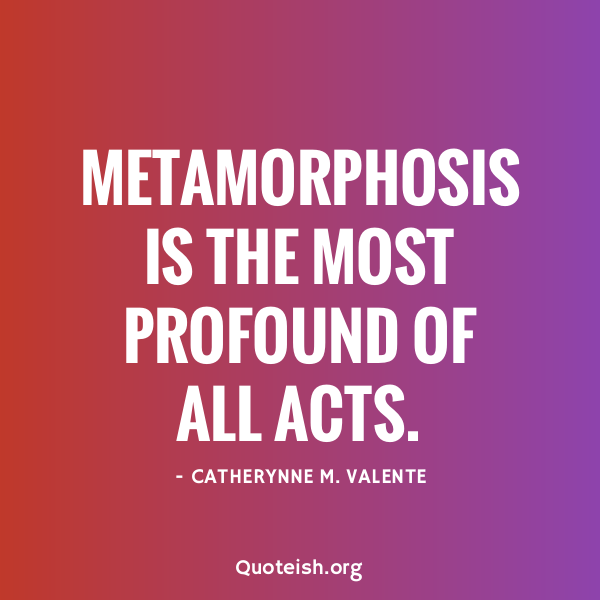 metamorphosis essay quotes