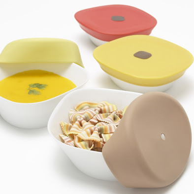 ceramic food storage containers with silicone lids