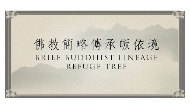 佛教簡略傳承皈依境-BRIEF-BUDDHIST-LINEAGE-REFUGE-TREE