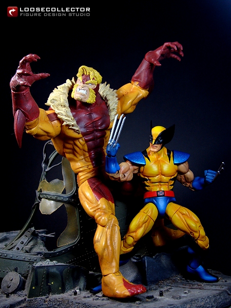 Loosecollector Custom Figures Archive: Jim Lee Wolverine (Bowen head)