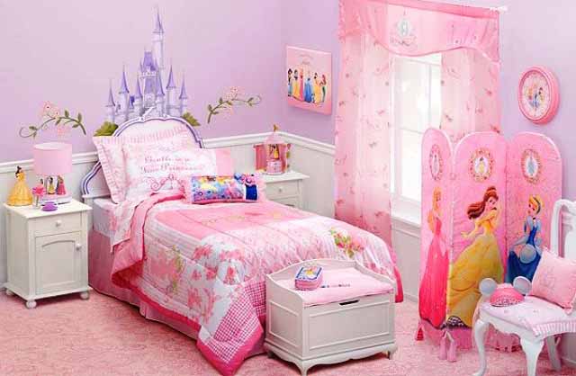 Contoh desain kamar tidur anak perempuan sederhana Contoh desain kamar tidur anak perempuan sederhana
