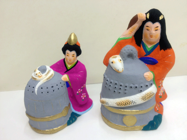 滋賀県の小幡土人形　小幡人形の猫娘 滋賀県の小幡土人形 小幡人形の猫娘 【公式通販】