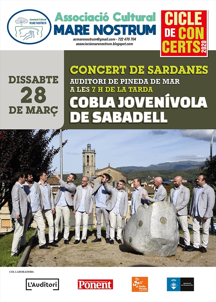 CICLE DE CONCERTS 2020 MES DE MARÇ