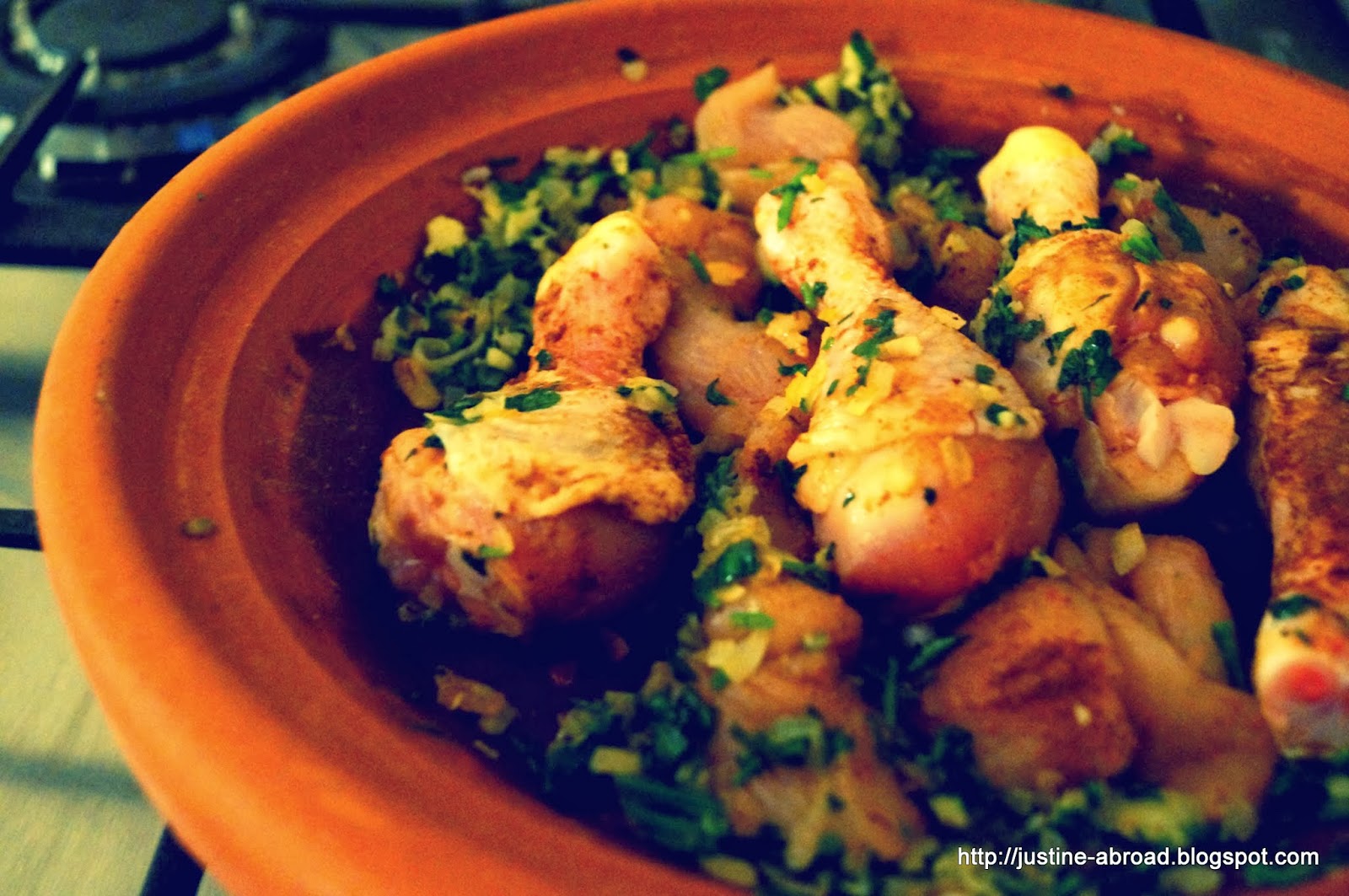 Świat na talerzu MAROKO Tagine z kurczaka z oliwkami i kiszonymi