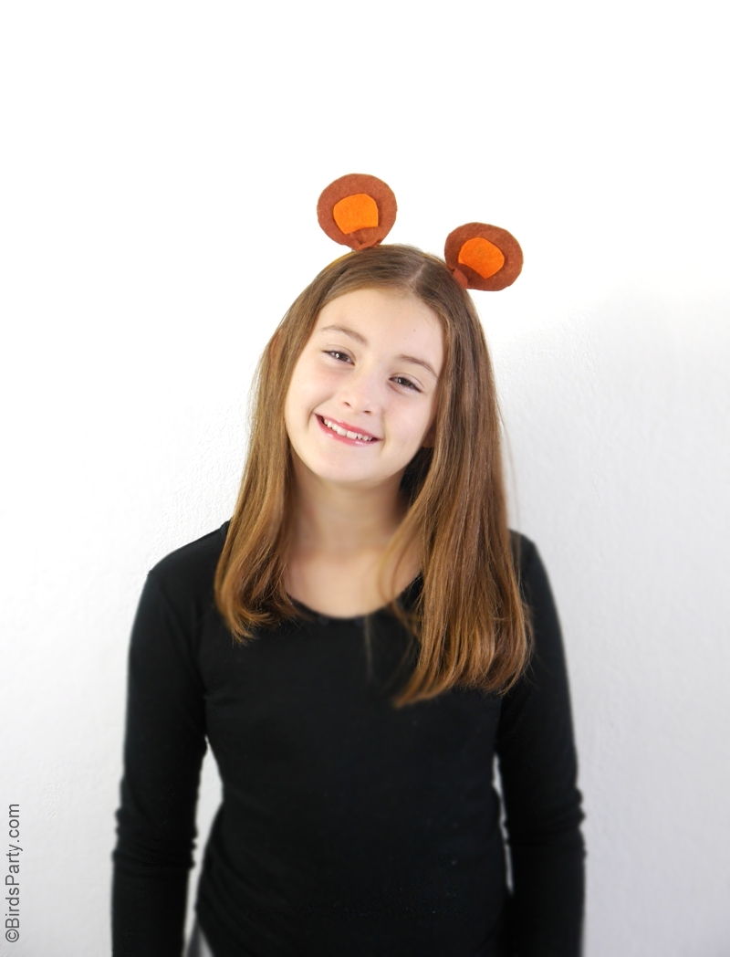 DIY Animal Ear Headbands for Halloween Party Ideas Party Printables