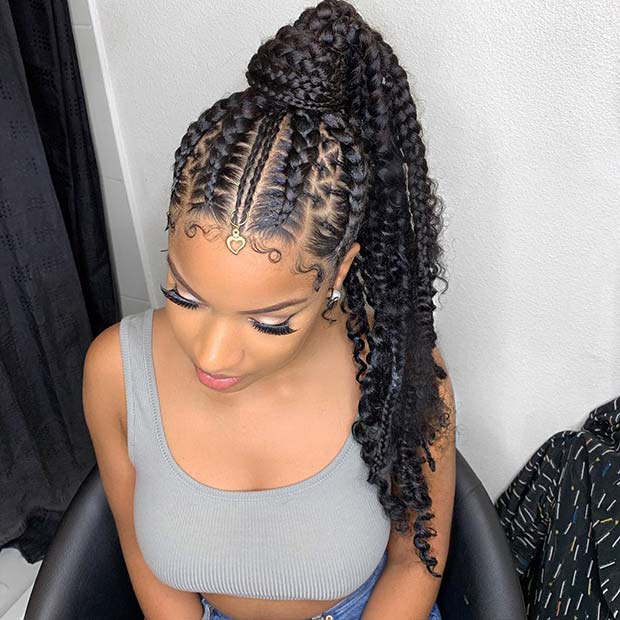 21+ Latest African Cornrow Braids That Will be perfect Cornrows styles are a traditional way of braiding hair and it is also may be one of the m 21+ Latest African Cornrow Braids That Will be perfect