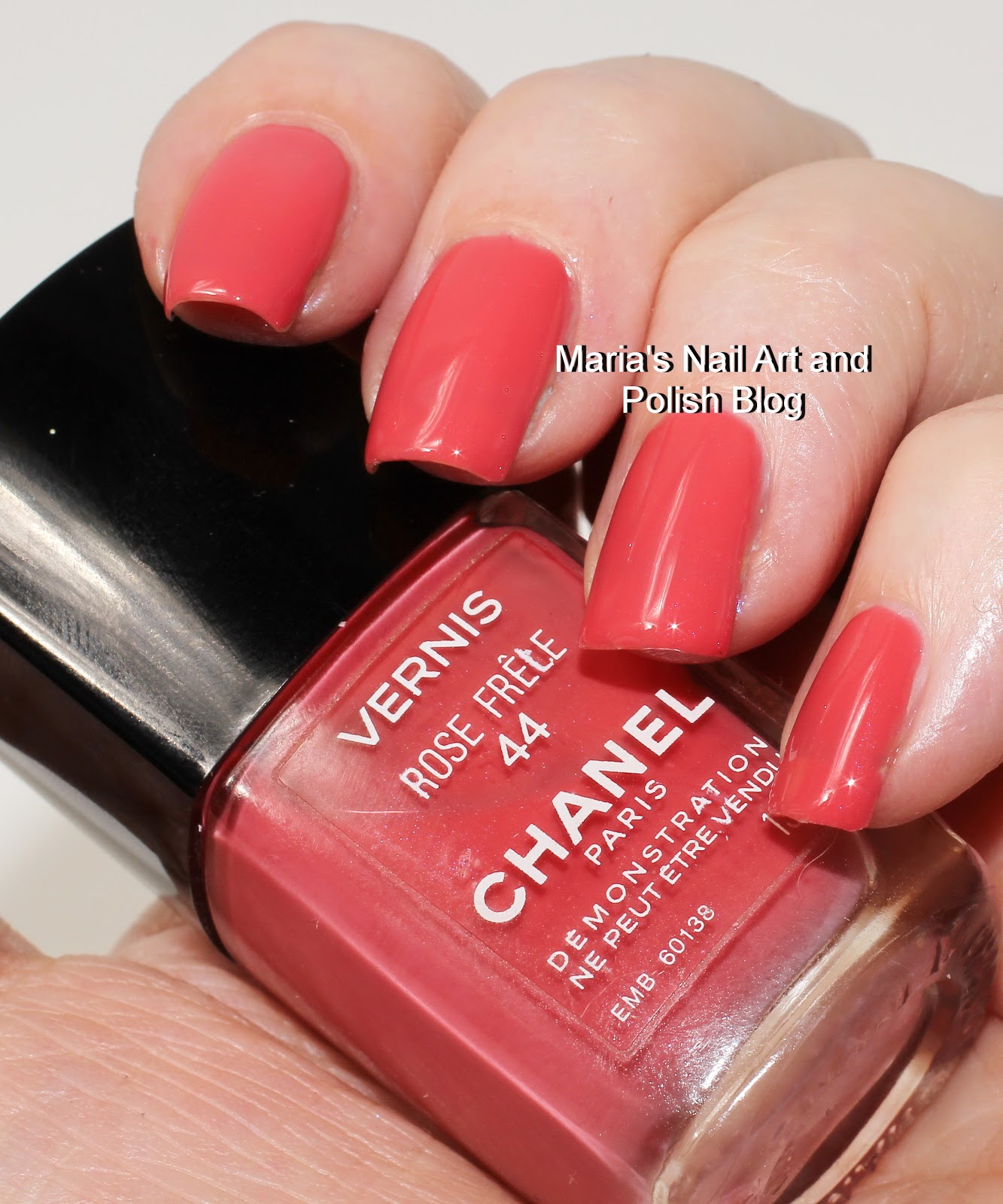 Chanel Rose Frêle 44 swatches - Marias Nail Art and Polish Blog