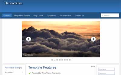 Free TK General Joomla 2.5 Template Free TK General Joomla 2.5 Template