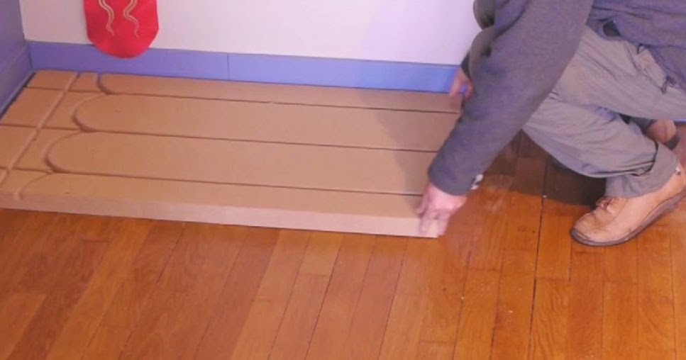 Plancher chauffant sec mince, mur chauffant, plafond