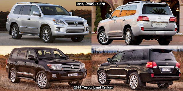 So sánh Toyota Land Cruiser và Lexus LX570 : Sức hấp dẫn từ thương hiệu